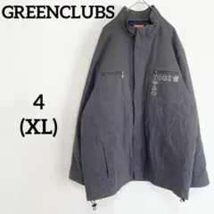 GREENCLUBS 中綿 ジャンパー ブルゾン グレー 秋冬 古着コーデ