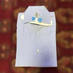 ANTONIO LAFRIDA チェック柄 ドレスシャツ　綿100%