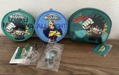 【新品タグ付き】ヒロアカ5点セット (エコバッグ×2ポーチ×1メモクリップ×2)