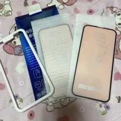 サラサラ ゲーミング iPhone 13 14 ガイド＆フィルム セット 指紋