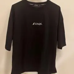KANGOL ブラック Tシャツ Mサイズ　混紡素材