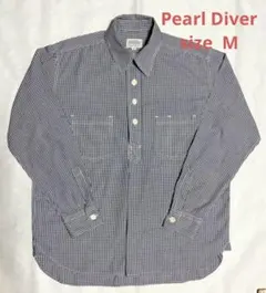 Pearl Diver プルオーバーシャツ ギンガムチェック M