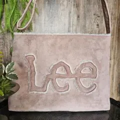 Lee ピンク ショルダーバッグ　リバーシブル