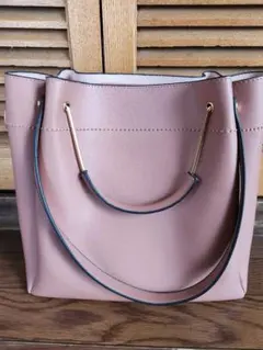 4wayマルチトートバッグ (A4サイズ可) ピンク