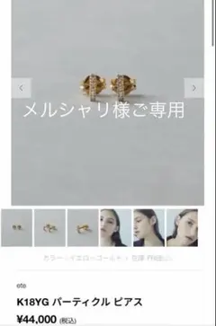 エテ　ピアス　片耳のサムネイル