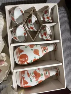 箱無し　青嵐 徳利 お猪口 酒器セットたち吉
