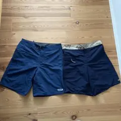 patagonia ネイビー ショートパンツ2枚セット