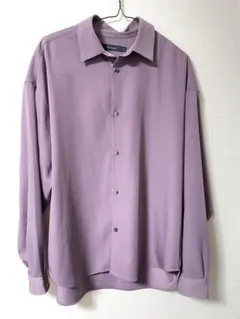 RAGEBLUE クリーンルーズシャツ/オーバーサイズ　パープル