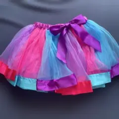 チュチュスカート カラフル 100-110cm