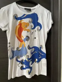 Emporio Armani 金魚デザイン Tシャツ 38