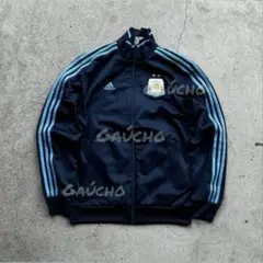12年製adidasトラックジャケット刺繍ロゴアルゼンチン代表サッカーY2K 2616b83b20296f9869c1e954b6fb21