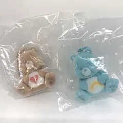 ケアベア フロッキーマスコット2 青茶