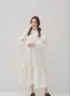 MUGUET 裾フリルワンピース ハートチャームのサムネイル