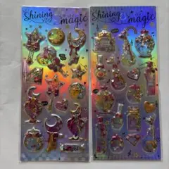 シャカシャカシール　カプセルシール　立体シール　3Dシール 2枚