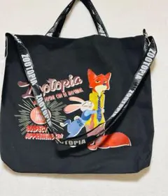 DISNEY ズートピア トートバッグ ショルダーバッグ　公式認証付き　新品
