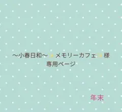 〜小春日和〜✨メモリーカフェ✨様専用ページ 水引 パーツ