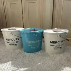 【期間限定】MERCURY 亜鉛メッキ鋼製バケツ 3個セット