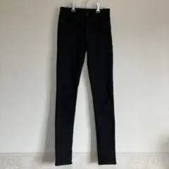 UNIQLO JEANS ウルトラストレッチスキニージーンズ 24 黒