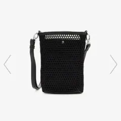 【新品】アフタヌーンティー　メッシュミニショルダーバッグ　ブラックのサムネイル