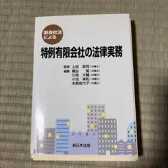 新会社法による特例有限会社の法律実務
