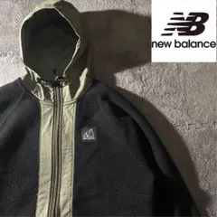new balance フリースジャケット 黒・オリーブ