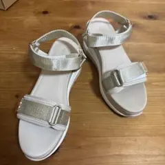 美品 NO NAME ノーネーム マエノリコラボ 厚底サンダル 38 - メルカリ