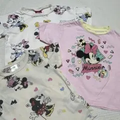 女の子 まとめ売り 90 95 100 ミニー ディズニー 保育園着 3点