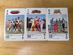 スペード３枚（４・７・Q）＜バラ売り可＞　カレーグランプリ　戦隊カード