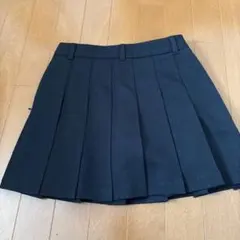 GU プリーツスカート　黒