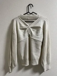 MICOAMERI バックリボンニットのサムネイル