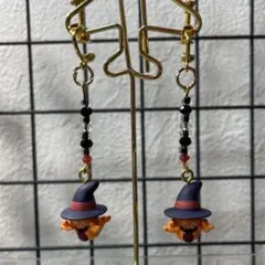 ドラゴンクエスト　ゴースト　ハンドメイド　ピアス