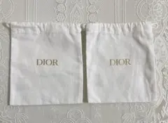 【未使用品】ディオール　巾着　白　2枚