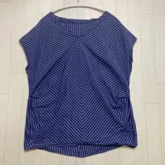 GALLARDAGALANTE ノースリーブシャツ ストライプ