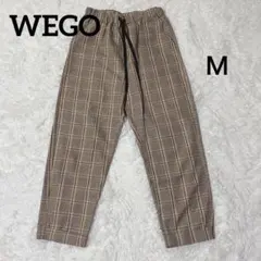 ウィゴー WEGO チェックパンツ ブラウン系 レディース