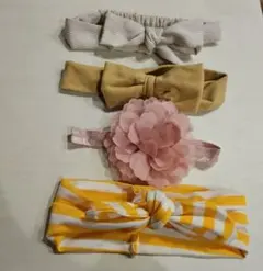 ベビー　ヘアバンド 4点セット