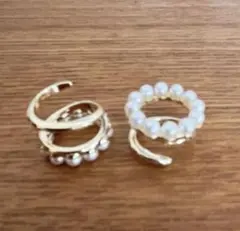 イヤーカフ　パール