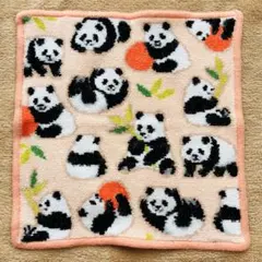 ラブラリー フェイラー コロコロパンダ ペールアプリコット 限定 ハンカチ