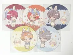 あんスタ アニカフェ コースター　Knights 司　レオ　凛月　泉　嵐