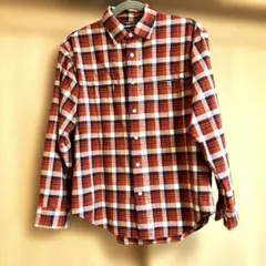 The North Face赤系チェック柄 長袖シャツ NT26404