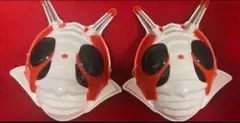 推しキャラお面！この価格でお届けします！ 仮面ライダーV３のお面まとめて２枚