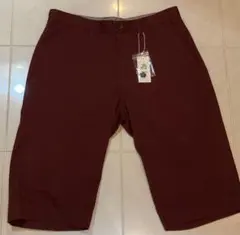【新品、未使用】ikka イッカ メンズ ハーフパンツ M 海老色のサムネイル