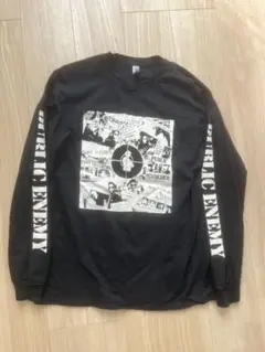Public Enemy プリント長袖Tシャツ Lサイズ raptees