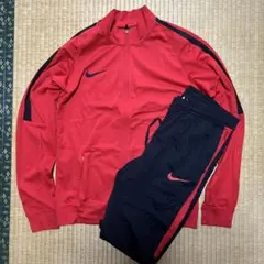 Nike ジャージ 上下セット レッド ブラック Lサイズ