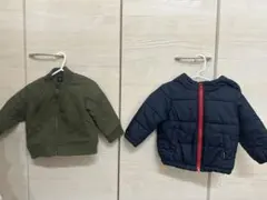 コムサイズム　ダウン　90cm 80cm ベビーアウター　セット売り