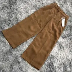 【新品未使用】GU ジーユー（S）ワイドパンツ イージーパンツ