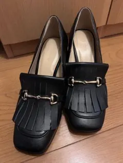moussy HORSE BIT FRINGE パンプス