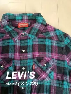 リーバイスレッドタブ ネルシャツsize:L(メンズS)