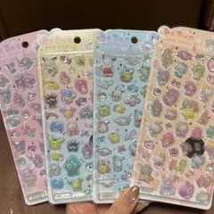 サンリオうるちゅるポップシール4枚セット