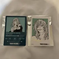 SAKAMOTO DAYS タワレコカフェ ミュージックプレイヤー風 赤尾リオン