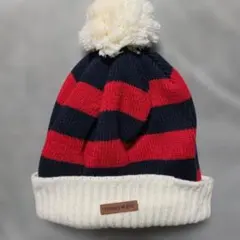値下げ！tommy girl ストライプニット帽